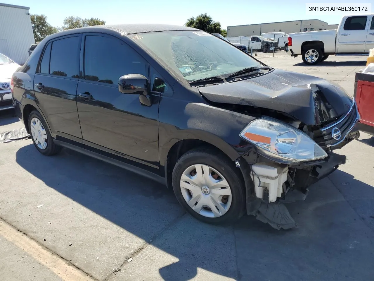 2011 Nissan Versa S VIN: 3N1BC1AP4BL360172 Lot: 71660634