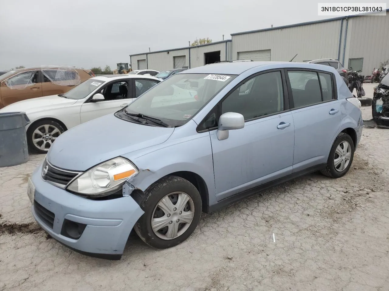 2011 Nissan Versa S VIN: 3N1BC1CP3BL381043 Lot: 71728544