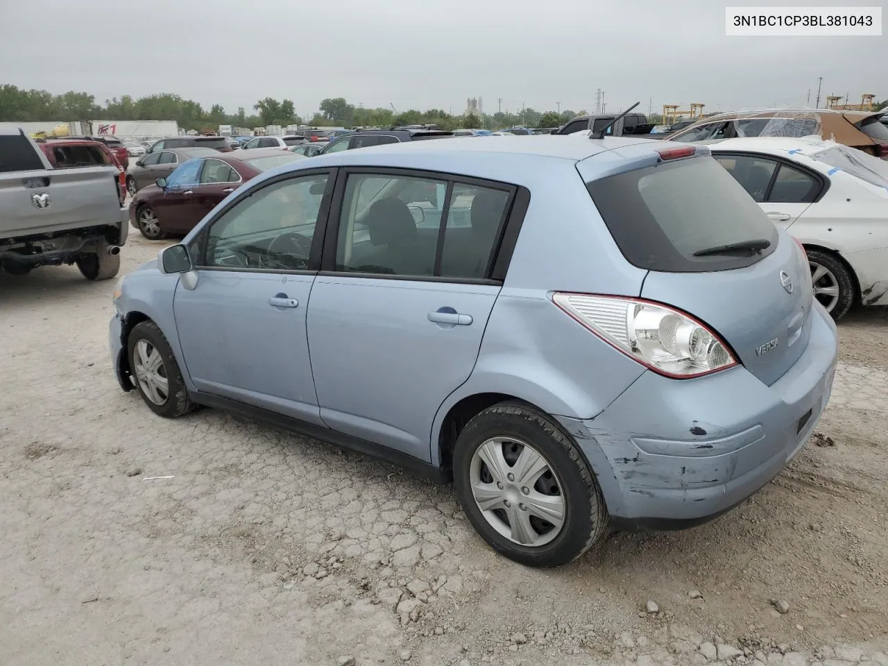 2011 Nissan Versa S VIN: 3N1BC1CP3BL381043 Lot: 71728544