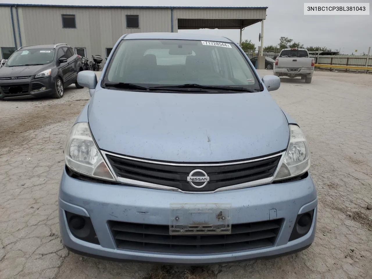 2011 Nissan Versa S VIN: 3N1BC1CP3BL381043 Lot: 71728544