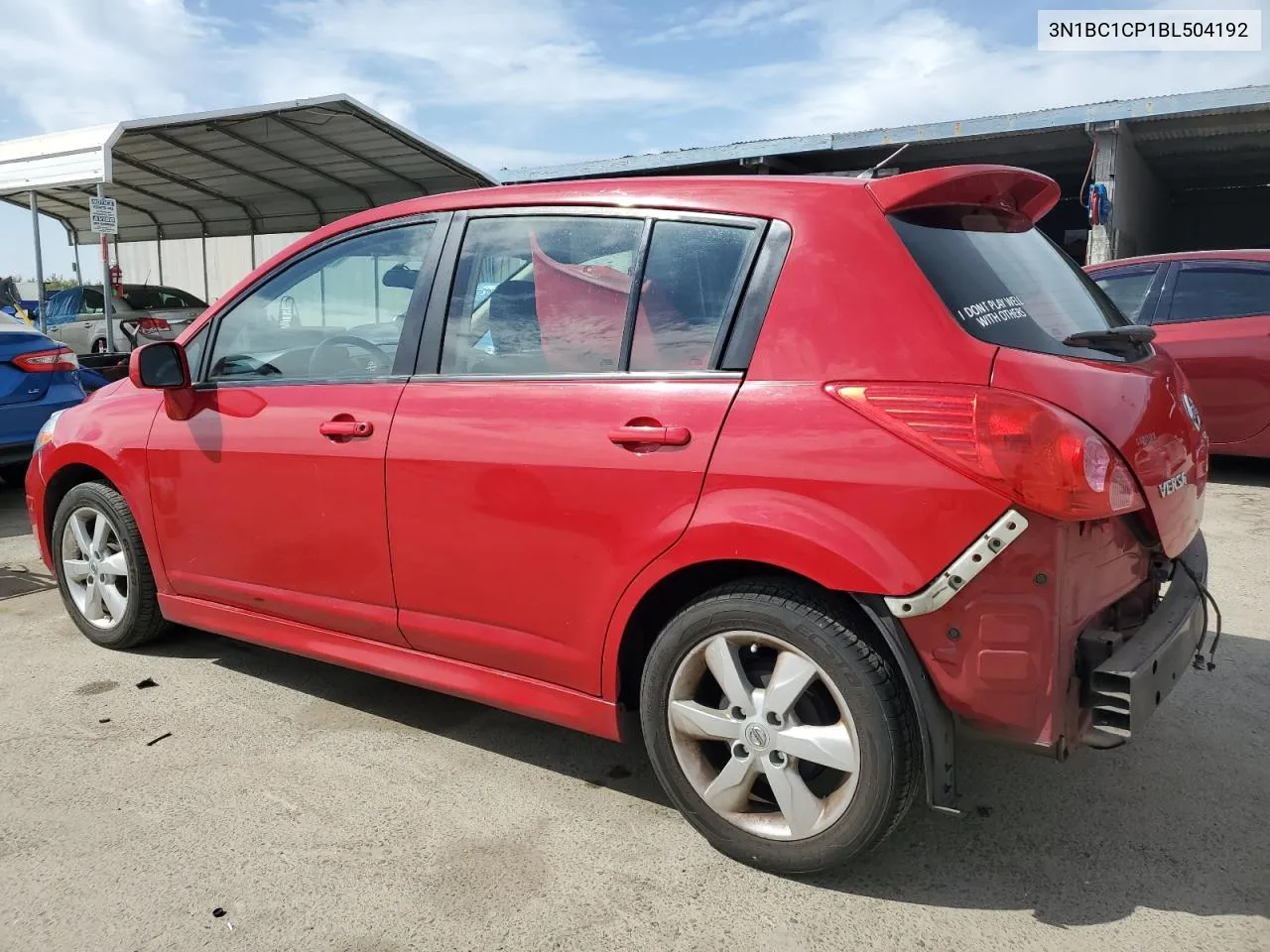 2011 Nissan Versa S VIN: 3N1BC1CP1BL504192 Lot: 71984664