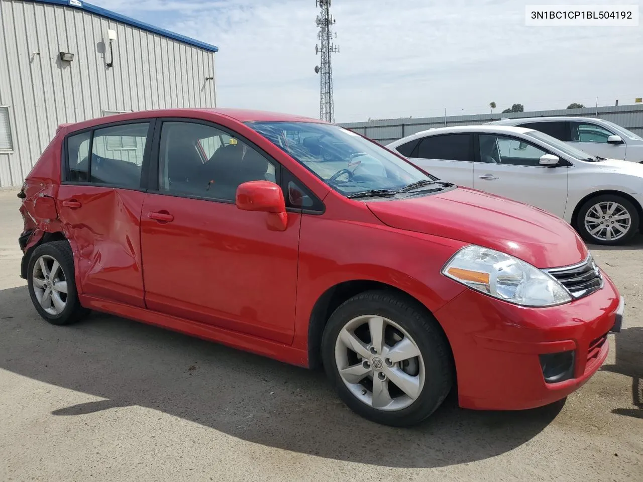 2011 Nissan Versa S VIN: 3N1BC1CP1BL504192 Lot: 71984664