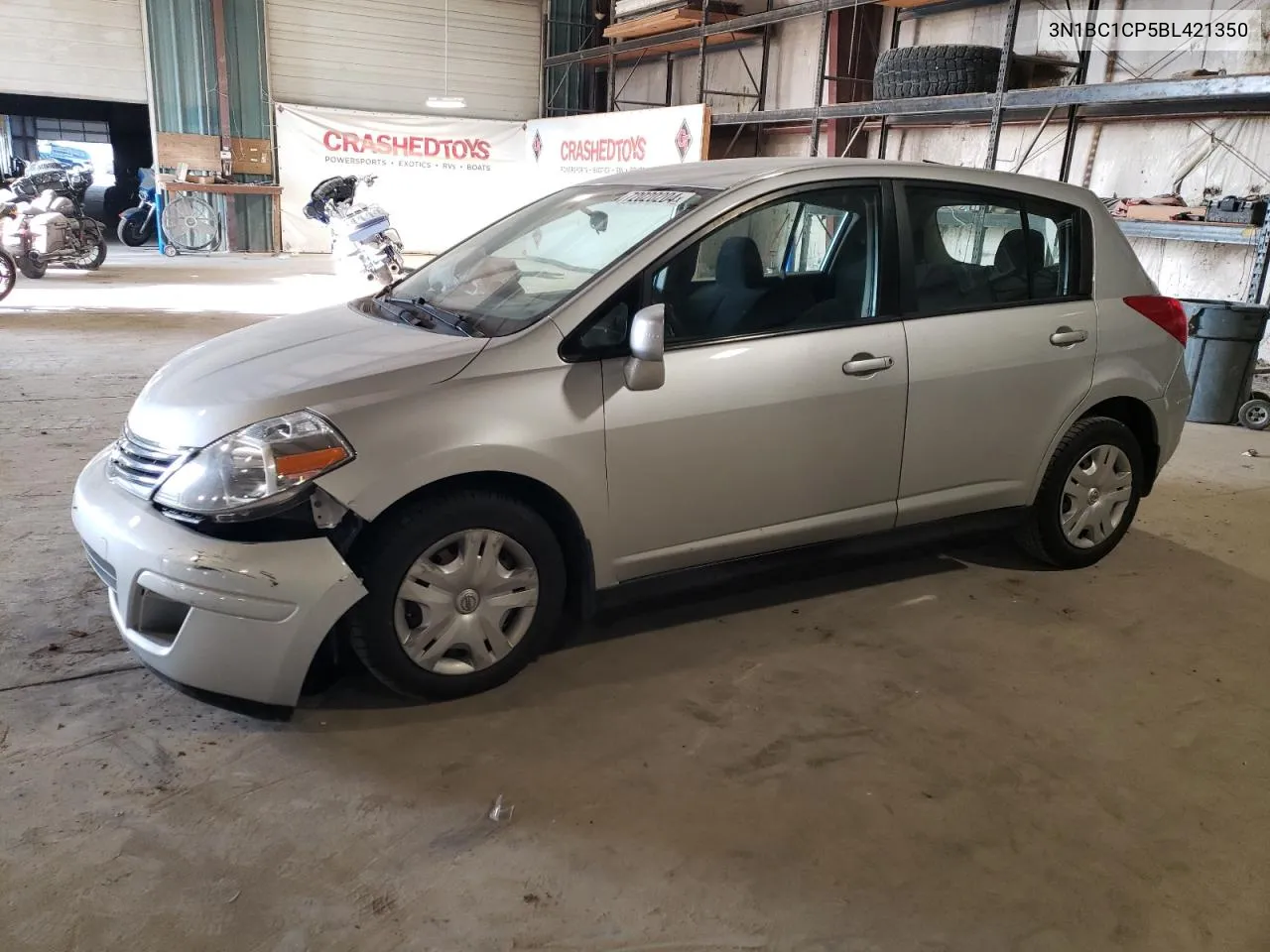 2011 Nissan Versa S VIN: 3N1BC1CP5BL421350 Lot: 72020204