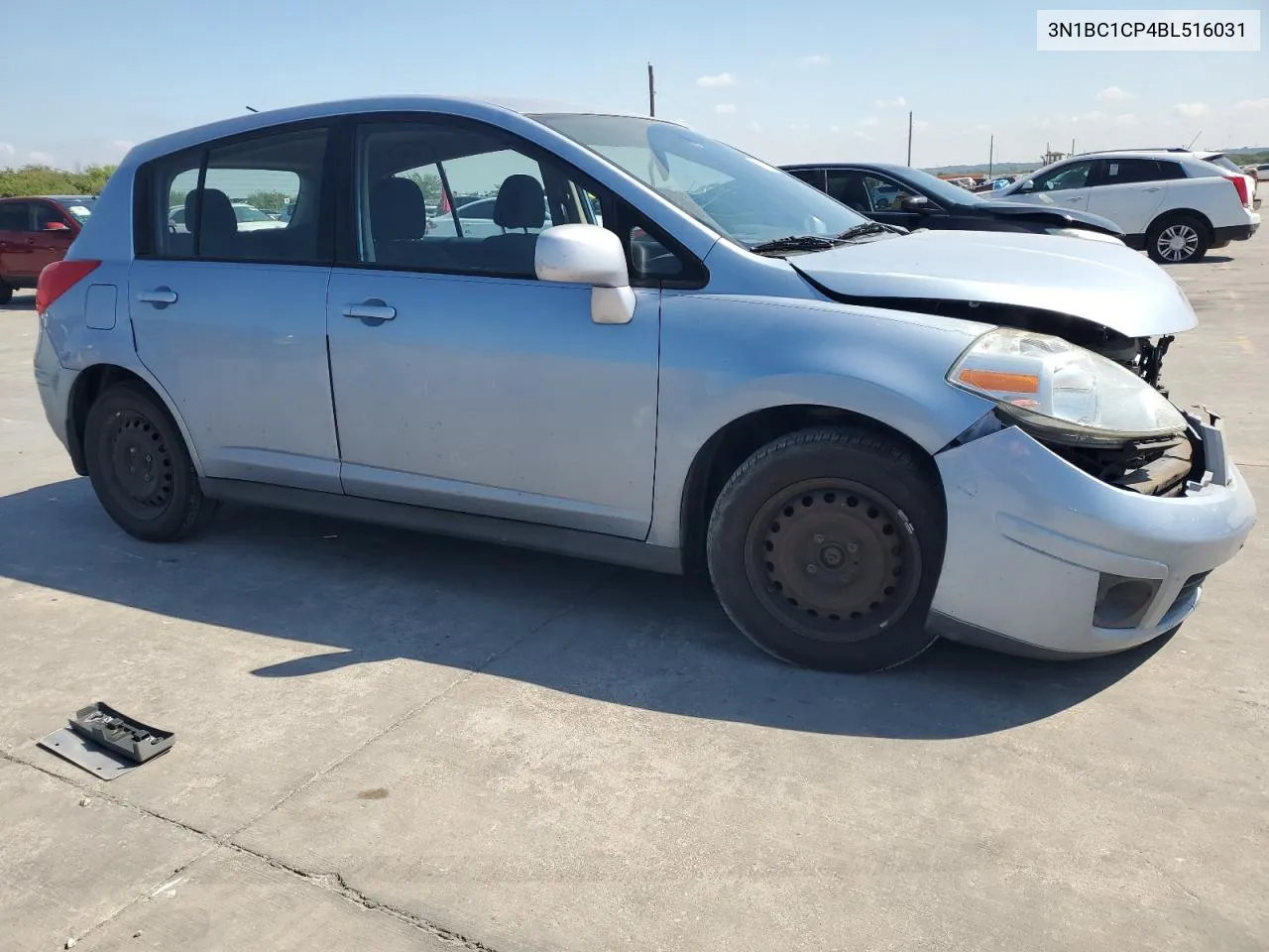 2011 Nissan Versa S VIN: 3N1BC1CP4BL516031 Lot: 72067344