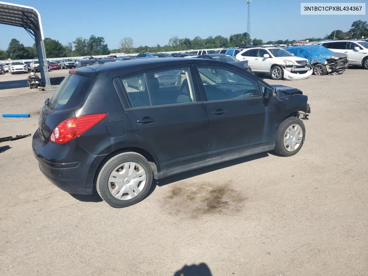 2011 Nissan Versa S VIN: 3N1BC1CPXBL434367 Lot: 72152714