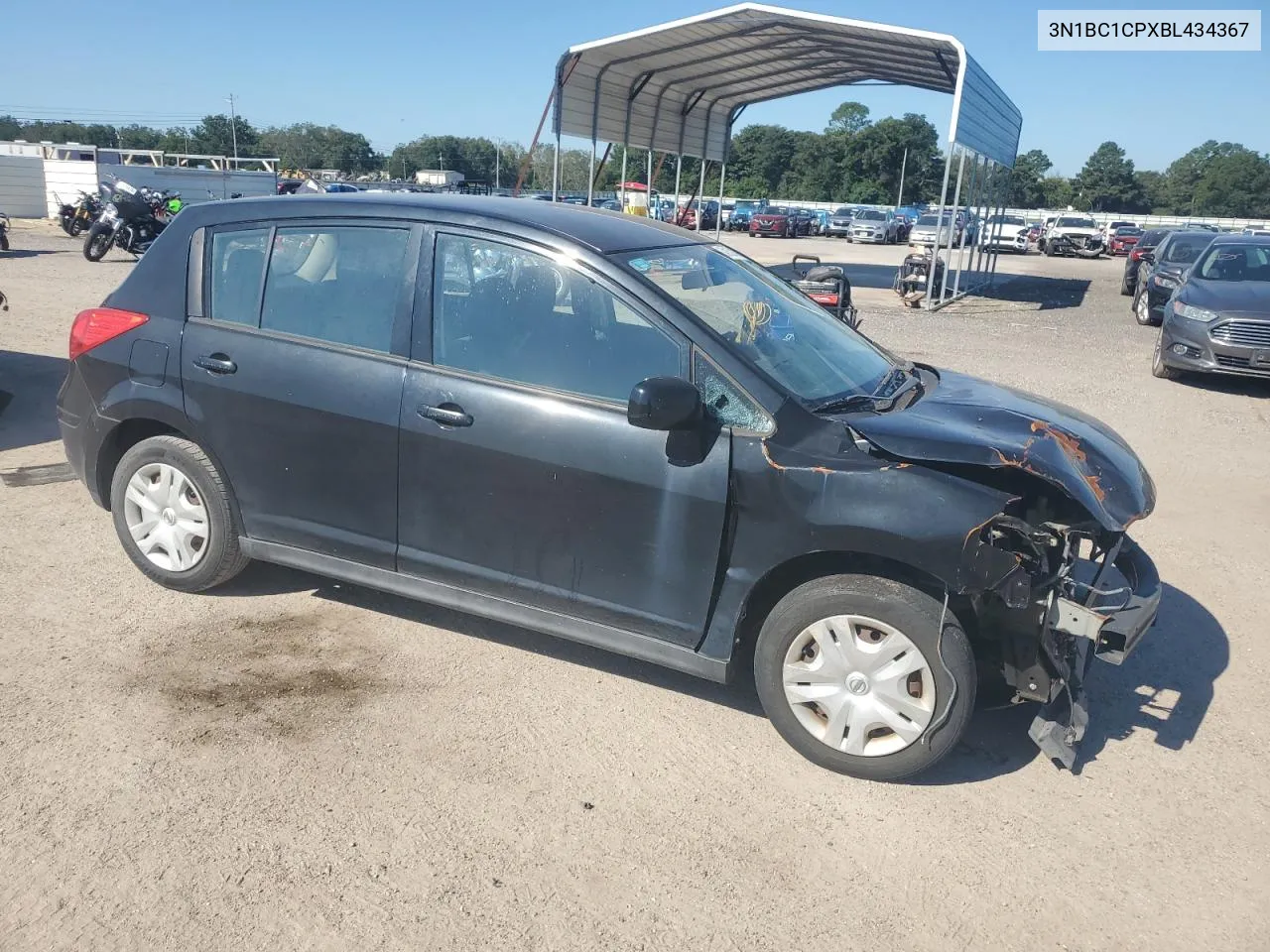 2011 Nissan Versa S VIN: 3N1BC1CPXBL434367 Lot: 72152714