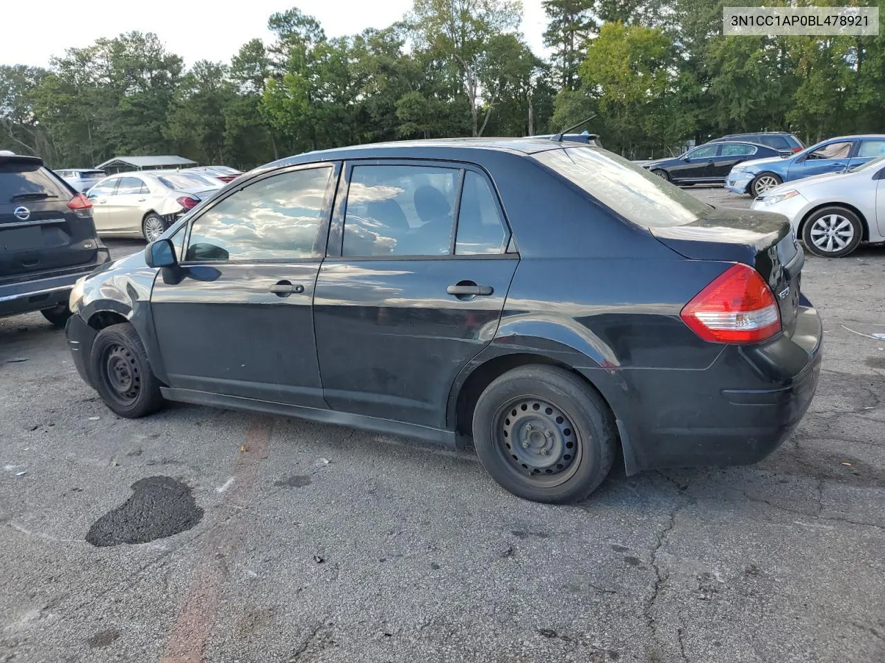 2011 Nissan Versa S VIN: 3N1CC1AP0BL478921 Lot: 72239594