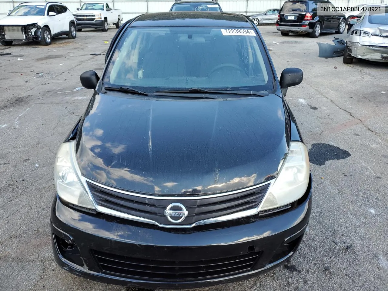 2011 Nissan Versa S VIN: 3N1CC1AP0BL478921 Lot: 72239594