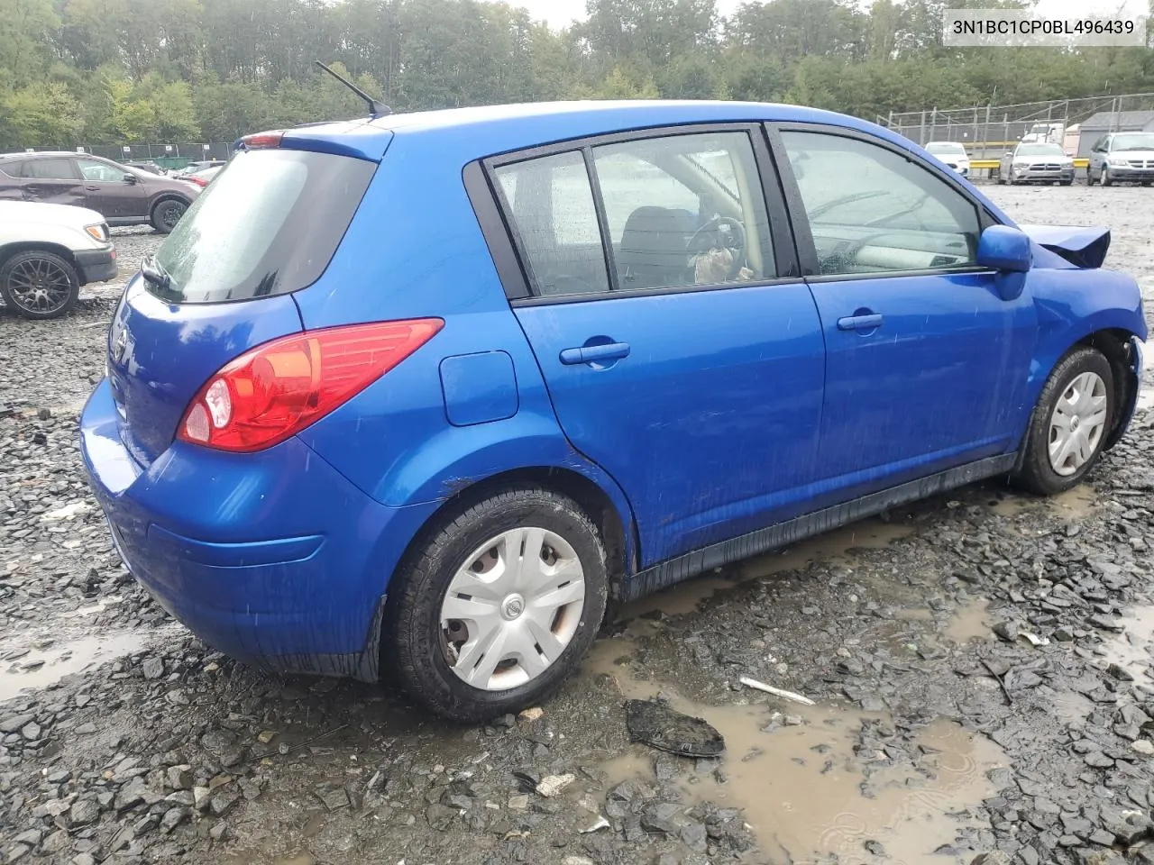 2011 Nissan Versa S VIN: 3N1BC1CP0BL496439 Lot: 72820744