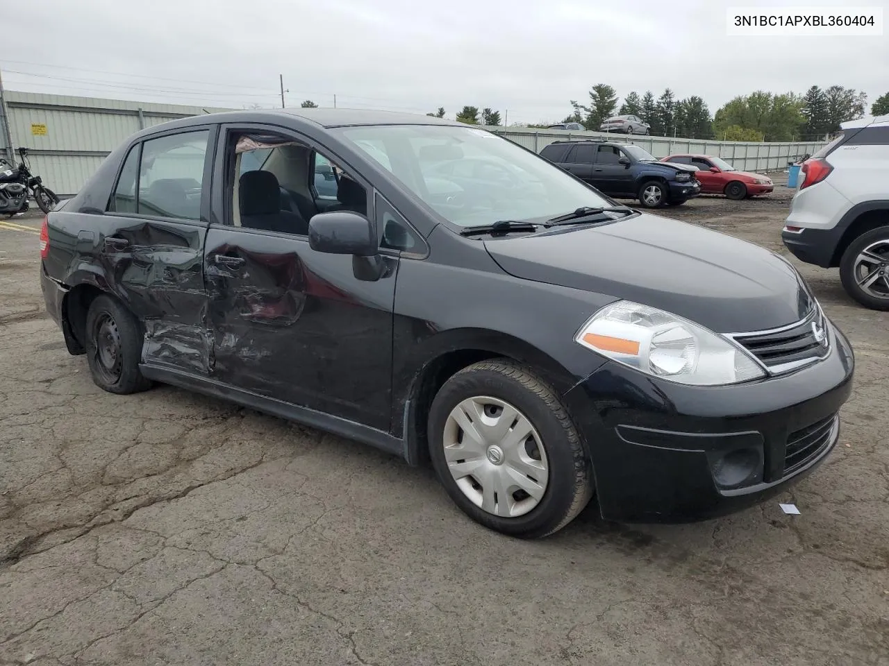 2011 Nissan Versa S VIN: 3N1BC1APXBL360404 Lot: 72826864