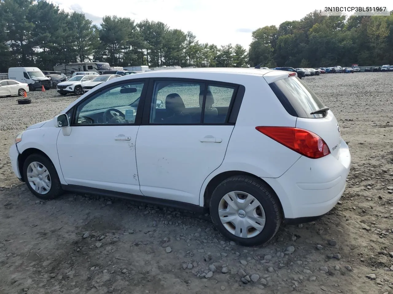 2011 Nissan Versa S VIN: 3N1BC1CP3BL511967 Lot: 72865994