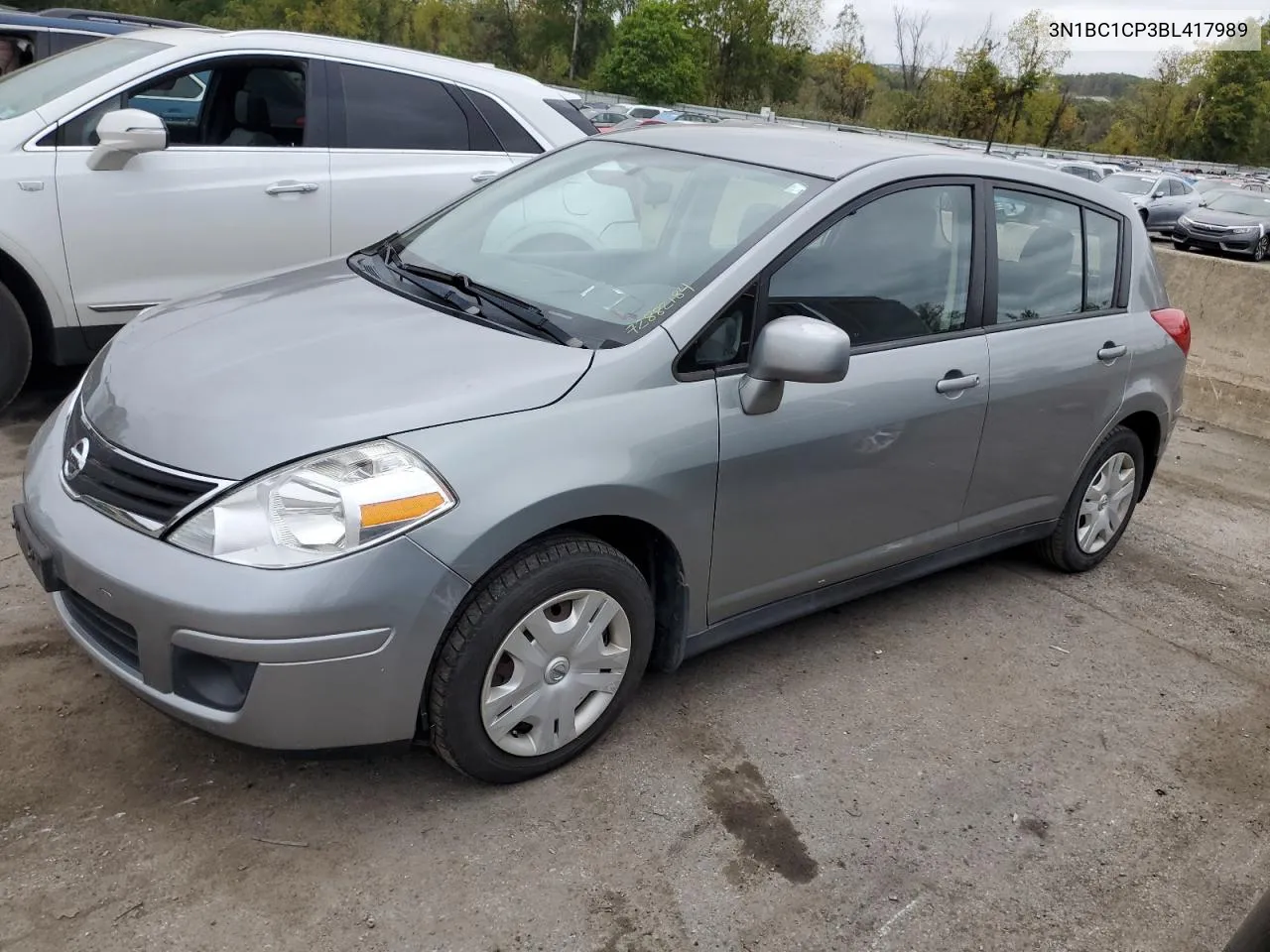 2011 Nissan Versa S VIN: 3N1BC1CP3BL417989 Lot: 72882184