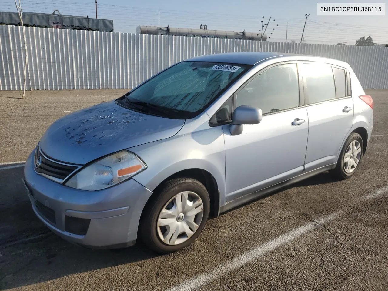 2011 Nissan Versa S VIN: 3N1BC1CP3BL368115 Lot: 73529054