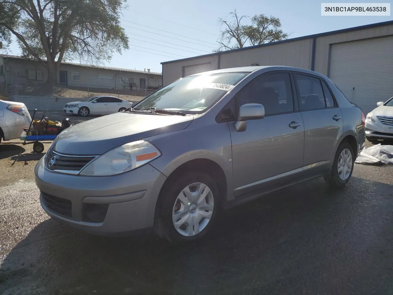 2011 Nissan Versa S VIN: 3N1BC1AP9BL463538 Lot: 73549024