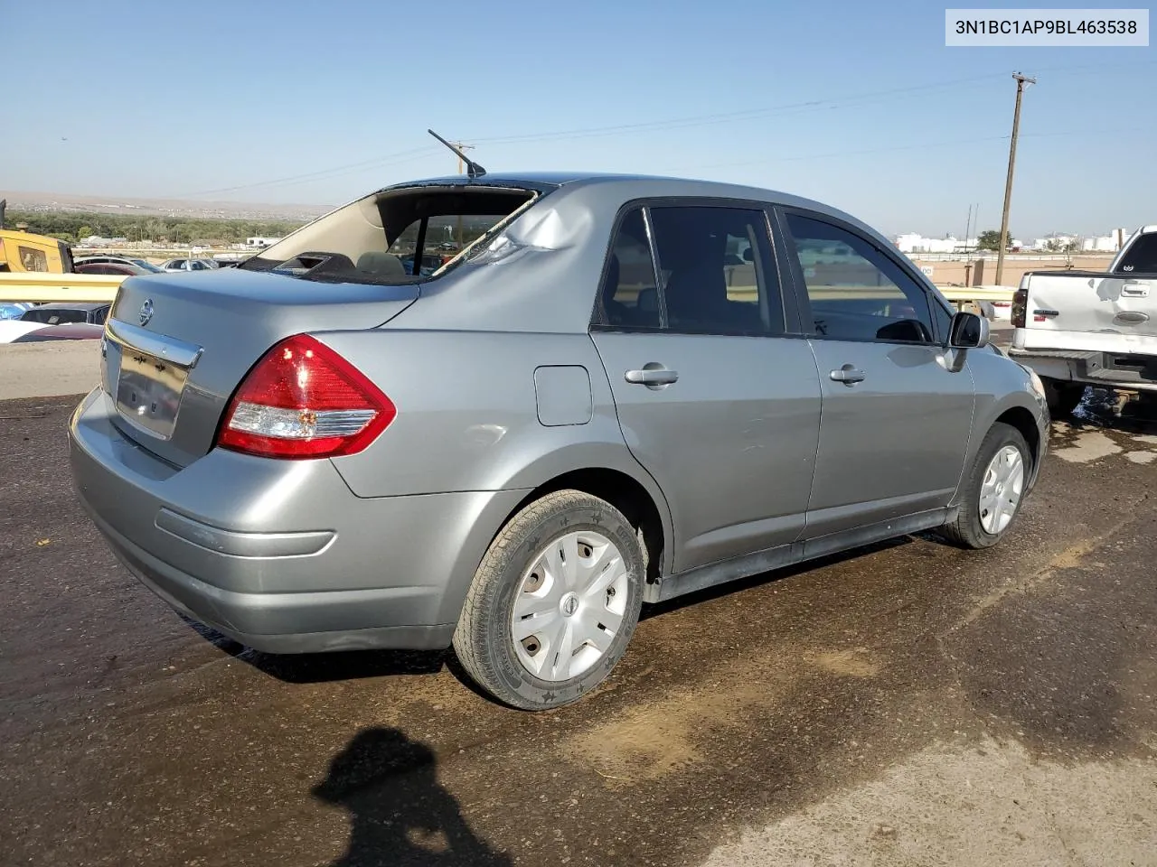 2011 Nissan Versa S VIN: 3N1BC1AP9BL463538 Lot: 73549024