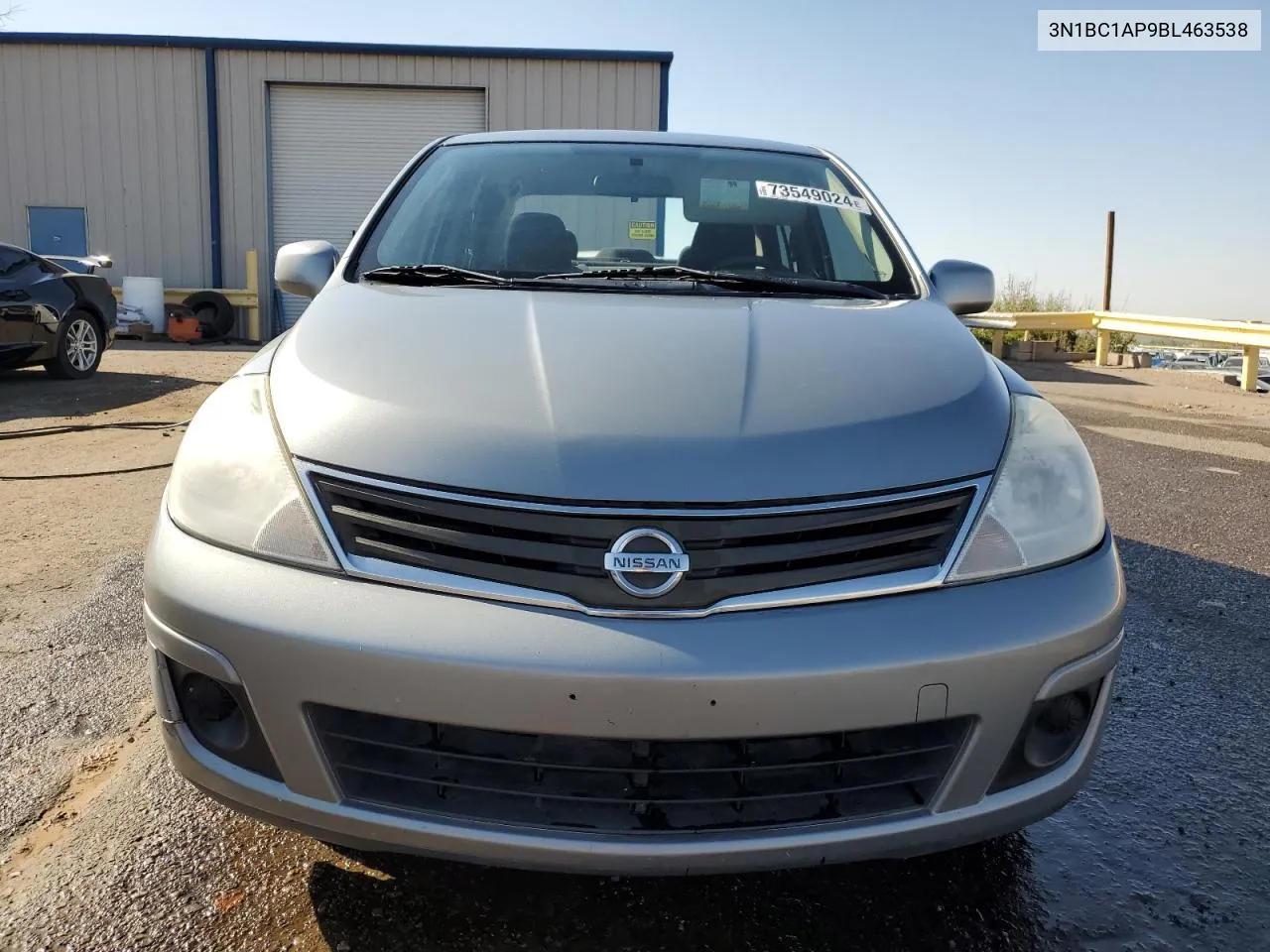 2011 Nissan Versa S VIN: 3N1BC1AP9BL463538 Lot: 73549024