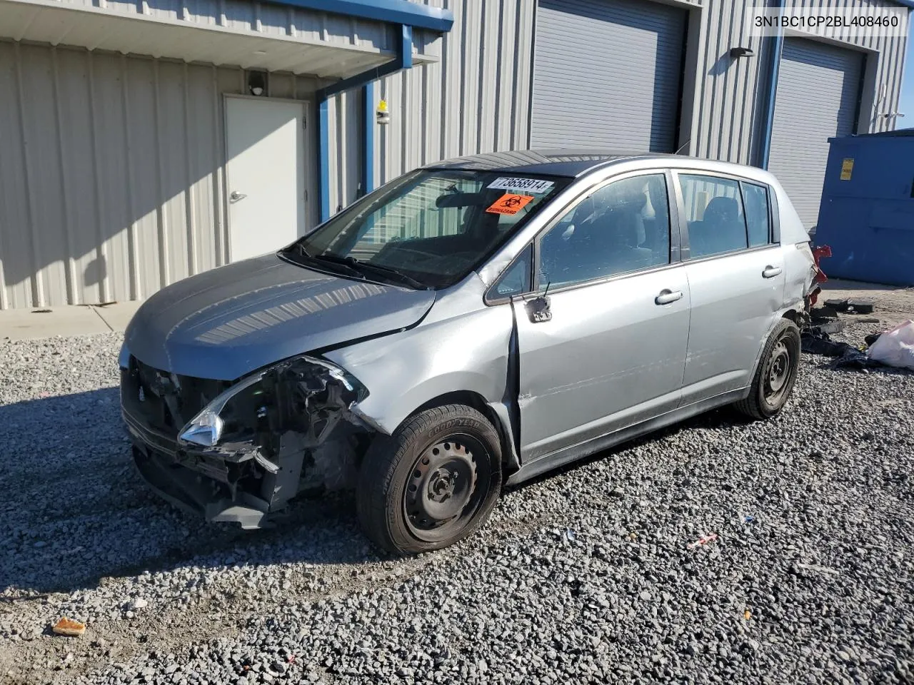 2011 Nissan Versa S VIN: 3N1BC1CP2BL408460 Lot: 73658914