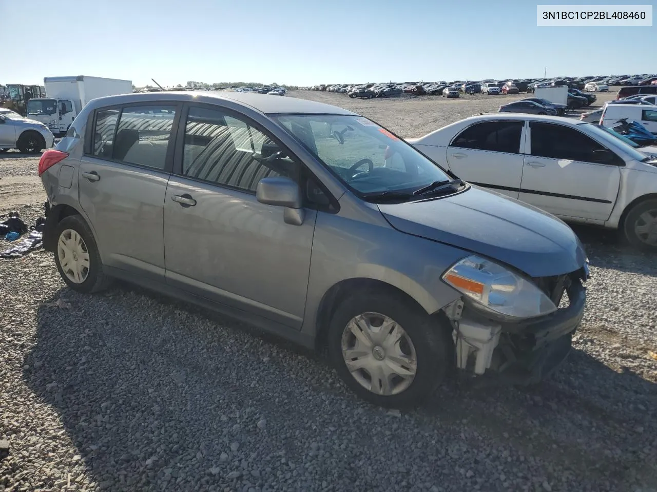 2011 Nissan Versa S VIN: 3N1BC1CP2BL408460 Lot: 73658914