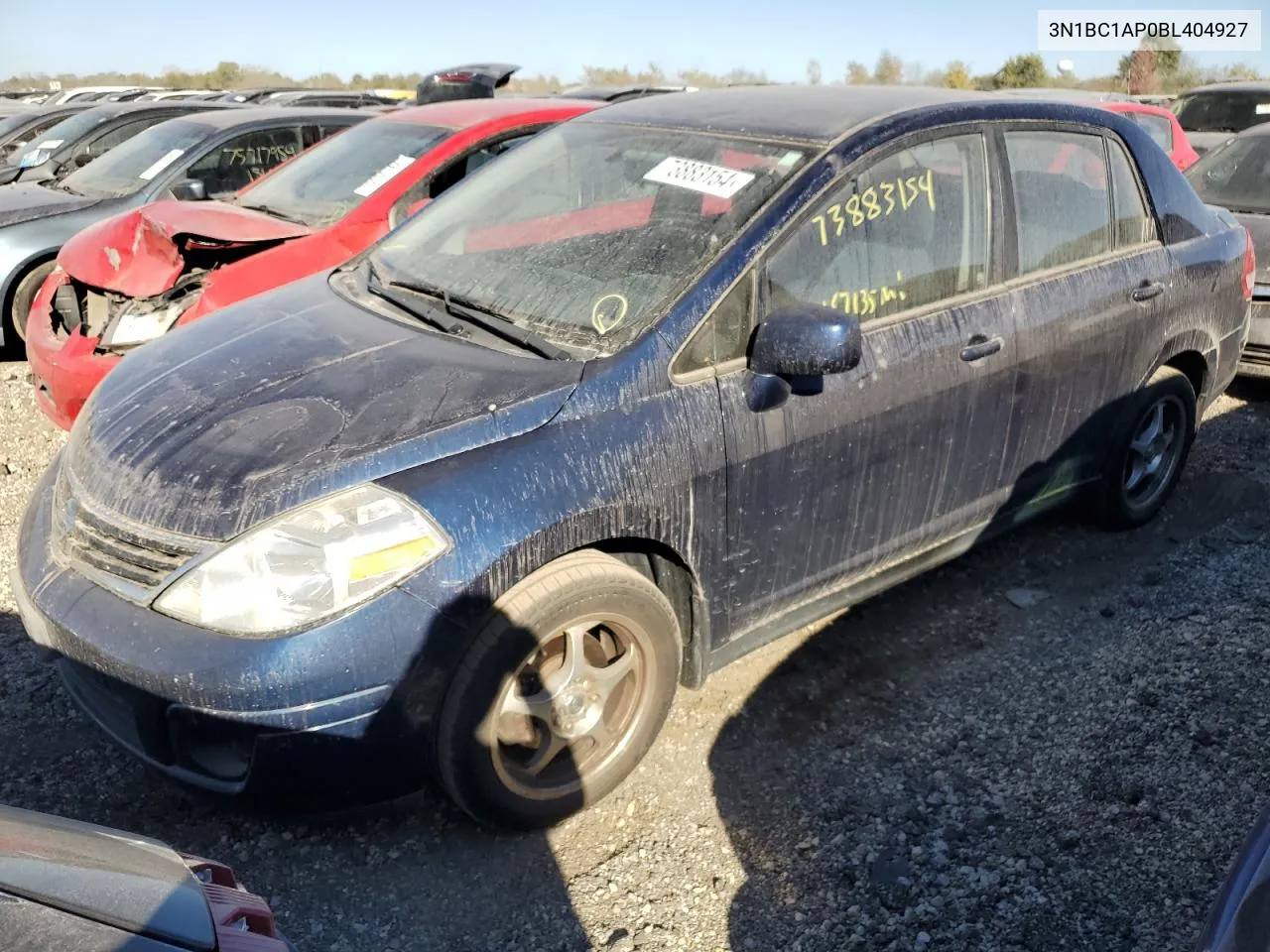 2011 Nissan Versa S VIN: 3N1BC1AP0BL404927 Lot: 73883154