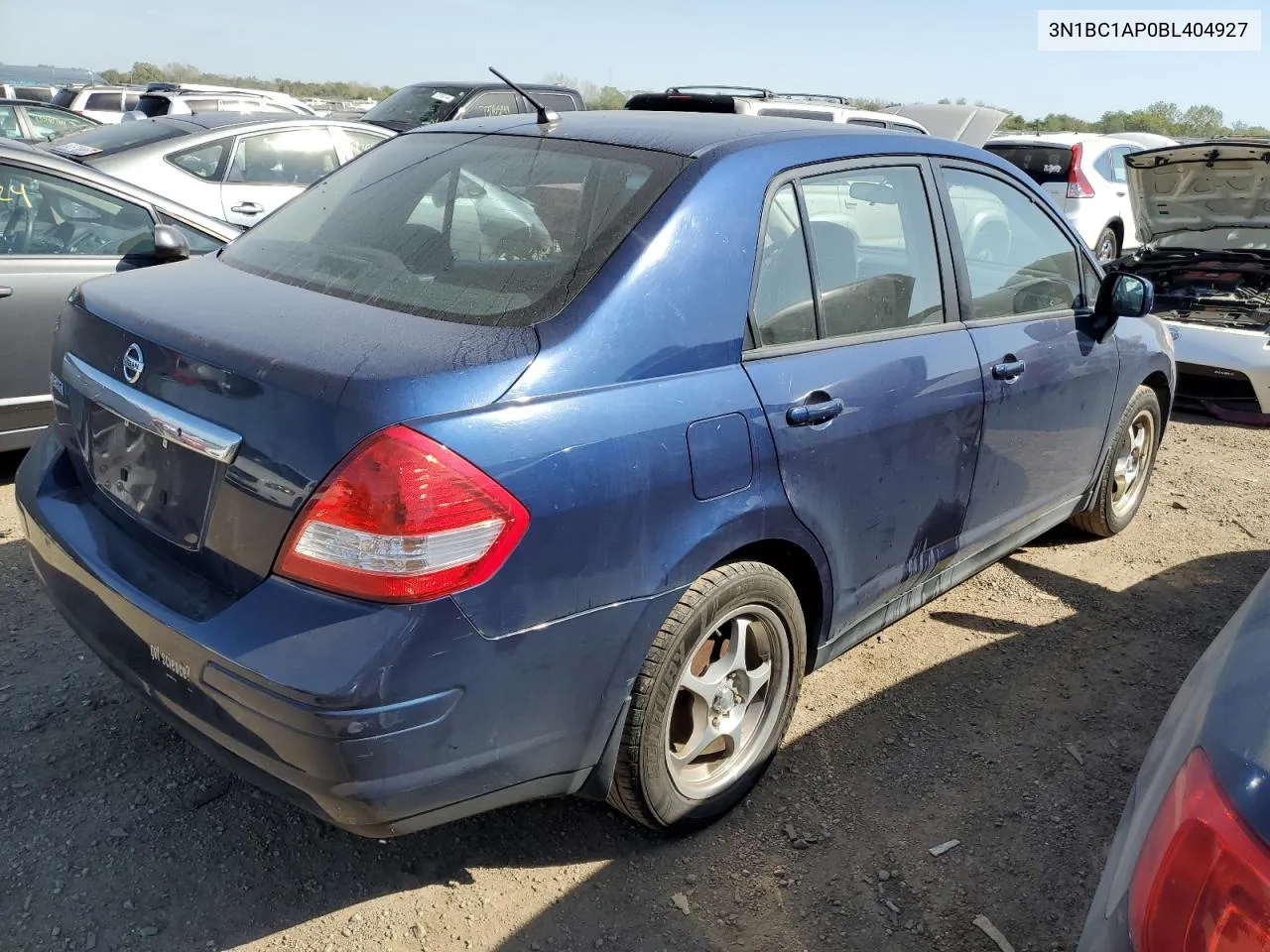 2011 Nissan Versa S VIN: 3N1BC1AP0BL404927 Lot: 73883154