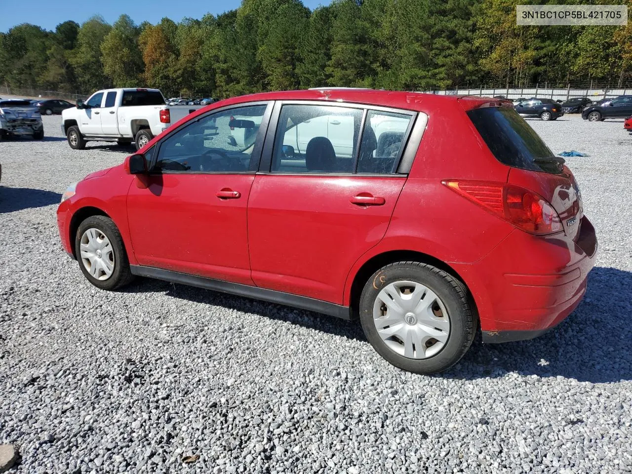 2011 Nissan Versa S VIN: 3N1BC1CP5BL421705 Lot: 74244374