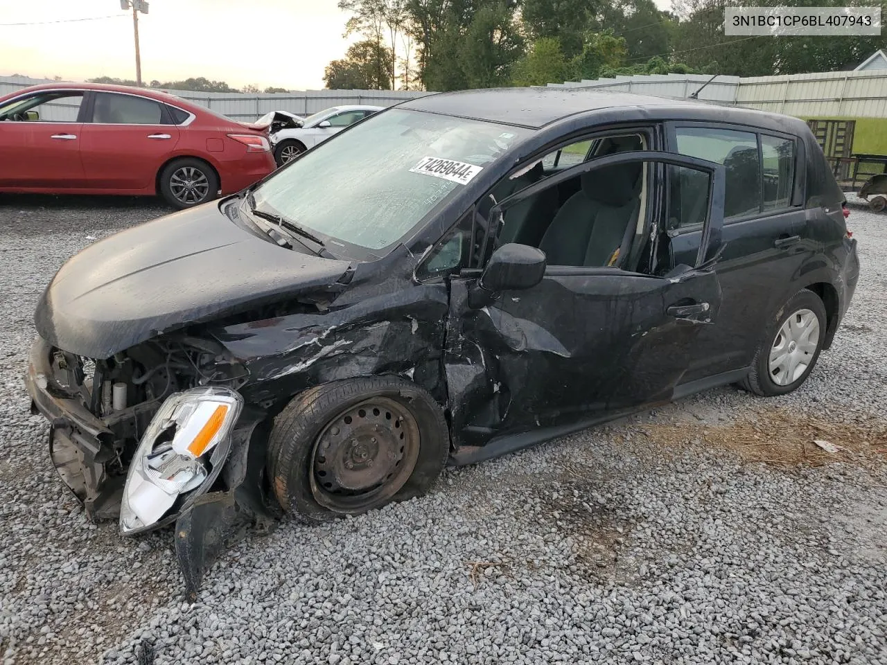 2011 Nissan Versa S VIN: 3N1BC1CP6BL407943 Lot: 74269644