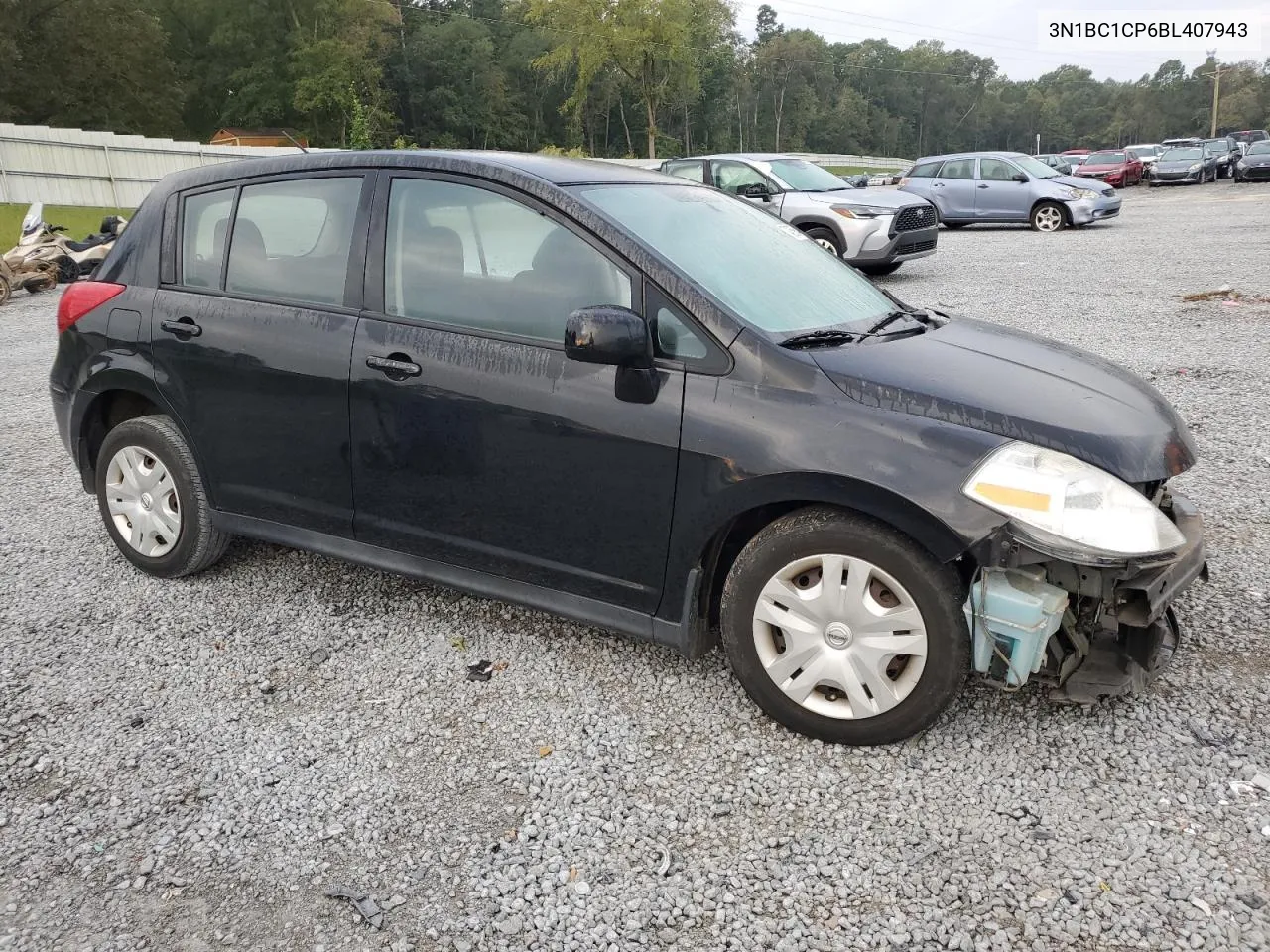 2011 Nissan Versa S VIN: 3N1BC1CP6BL407943 Lot: 74269644