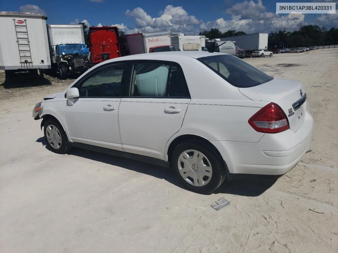 2011 Nissan Versa S VIN: 3N1BC1AP3BL420331 Lot: 74354814