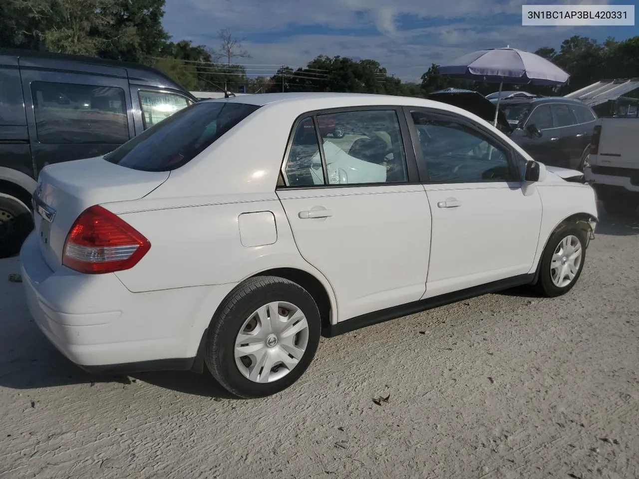 2011 Nissan Versa S VIN: 3N1BC1AP3BL420331 Lot: 74354814