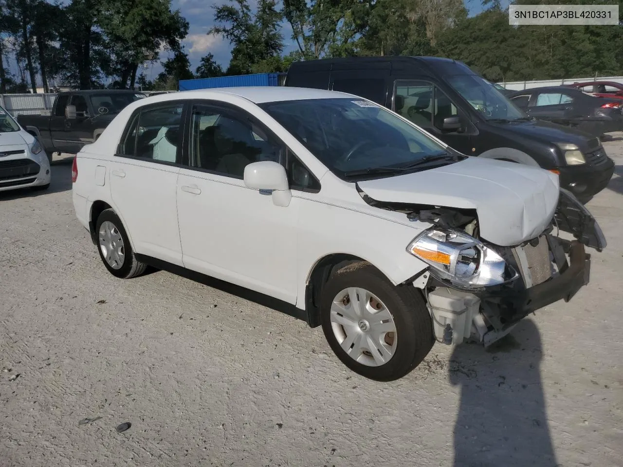 2011 Nissan Versa S VIN: 3N1BC1AP3BL420331 Lot: 74354814