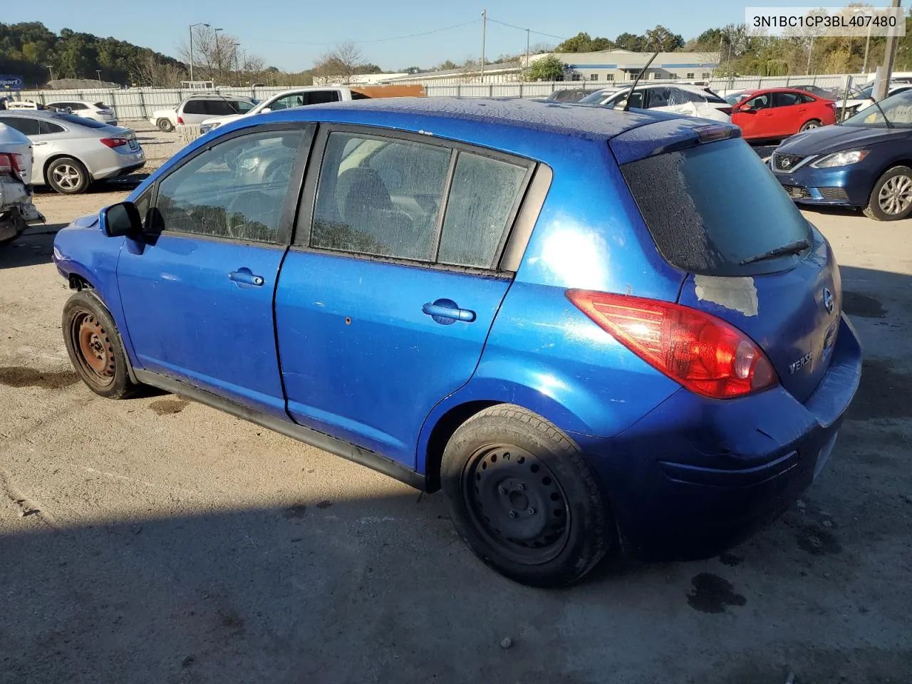 2011 Nissan Versa S VIN: 3N1BC1CP3BL407480 Lot: 74364624