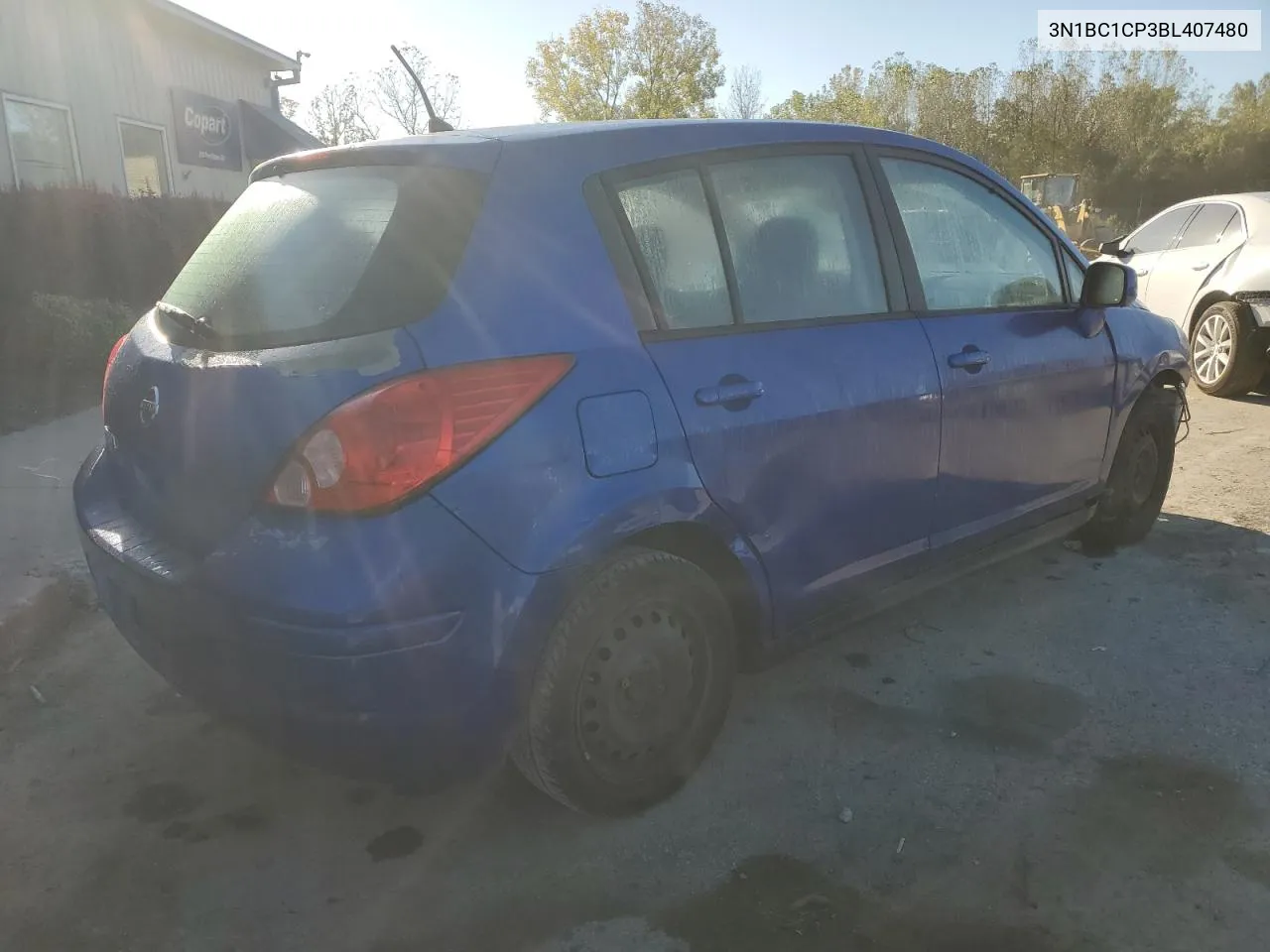 2011 Nissan Versa S VIN: 3N1BC1CP3BL407480 Lot: 74364624