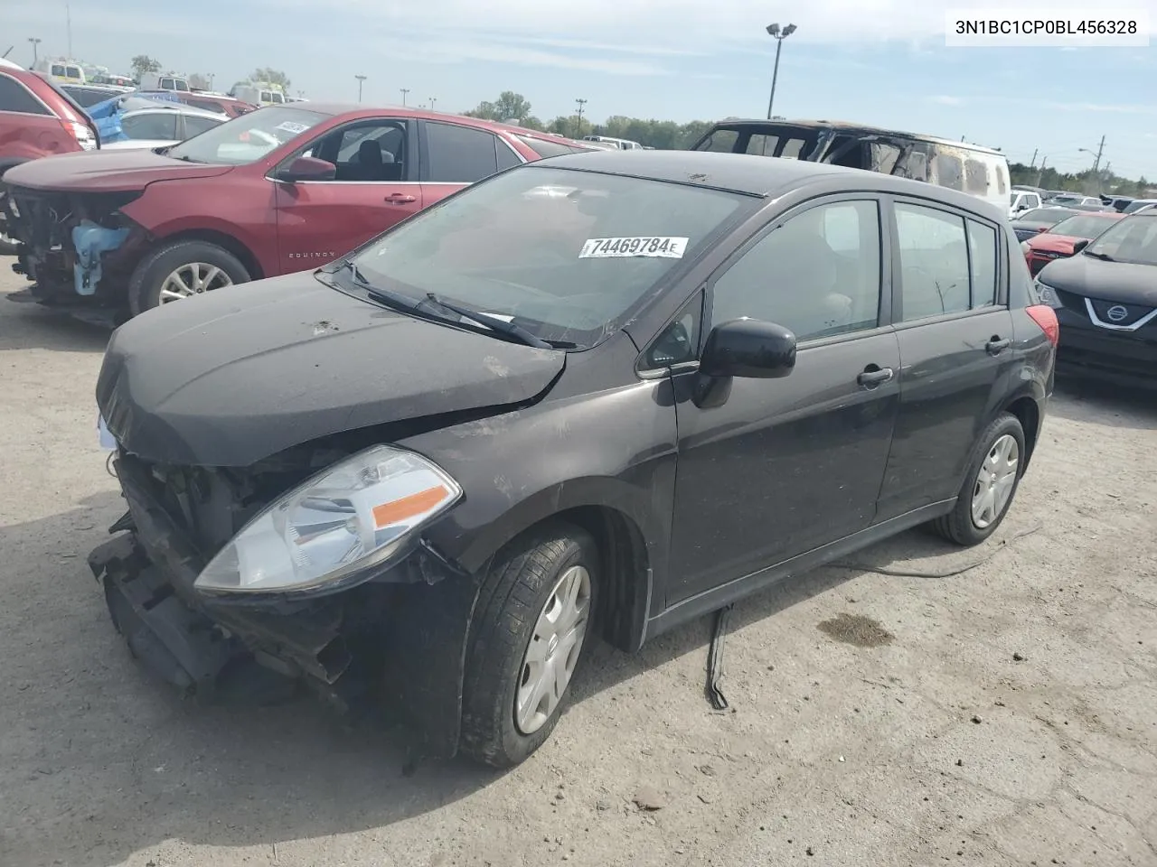 2011 Nissan Versa S VIN: 3N1BC1CP0BL456328 Lot: 74469784