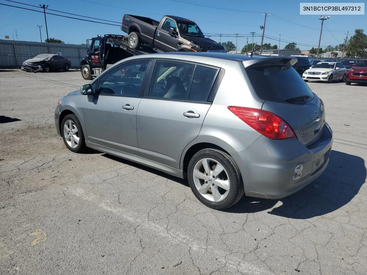 2011 Nissan Versa S VIN: 3N1BC1CP3BL497312 Lot: 74537834