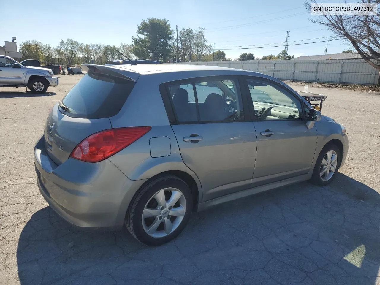 2011 Nissan Versa S VIN: 3N1BC1CP3BL497312 Lot: 74537834