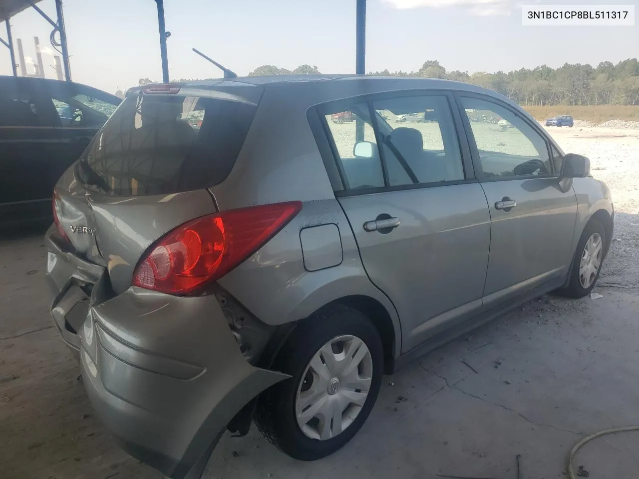 2011 Nissan Versa S VIN: 3N1BC1CP8BL511317 Lot: 74778544