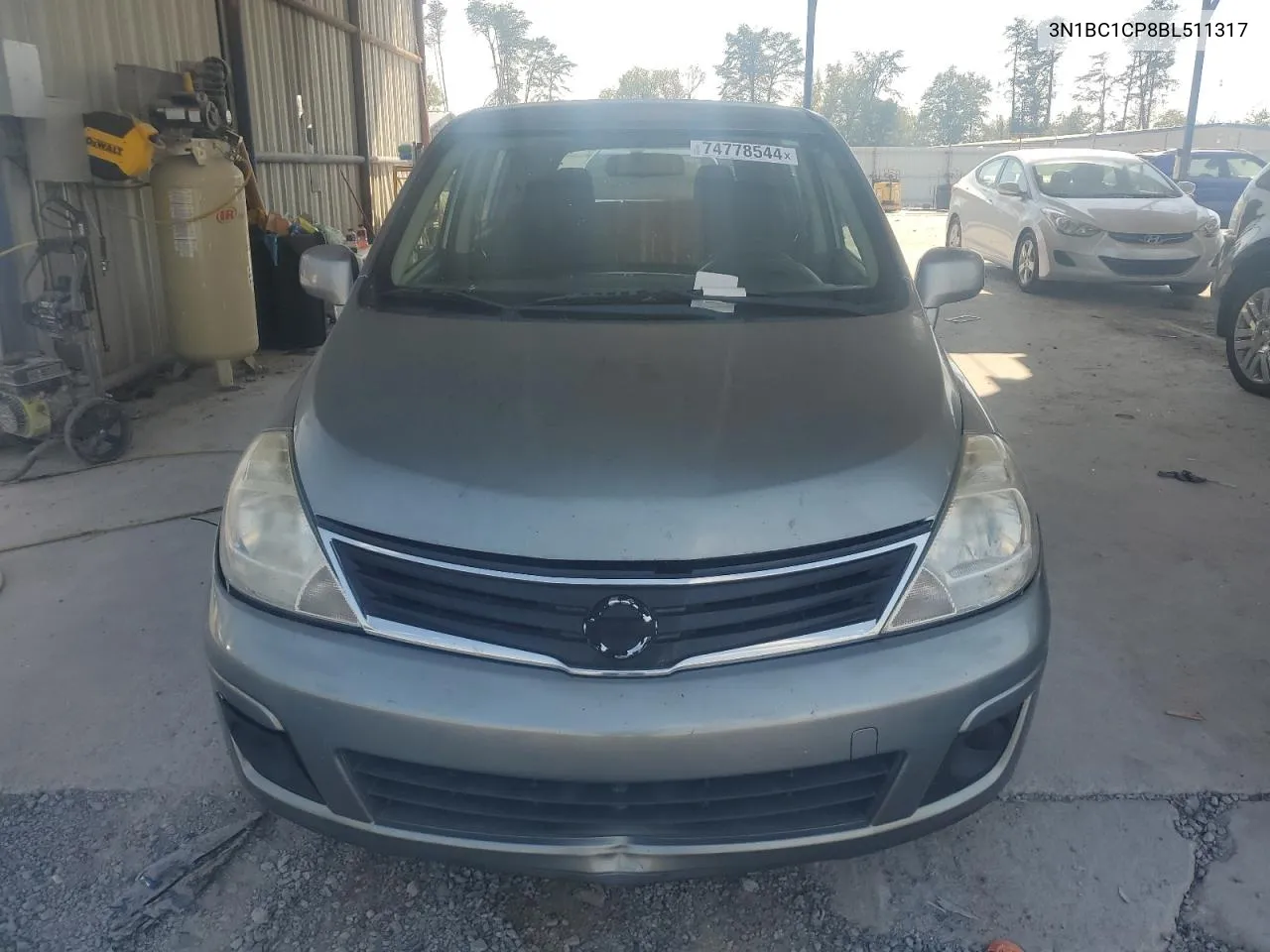 2011 Nissan Versa S VIN: 3N1BC1CP8BL511317 Lot: 74778544