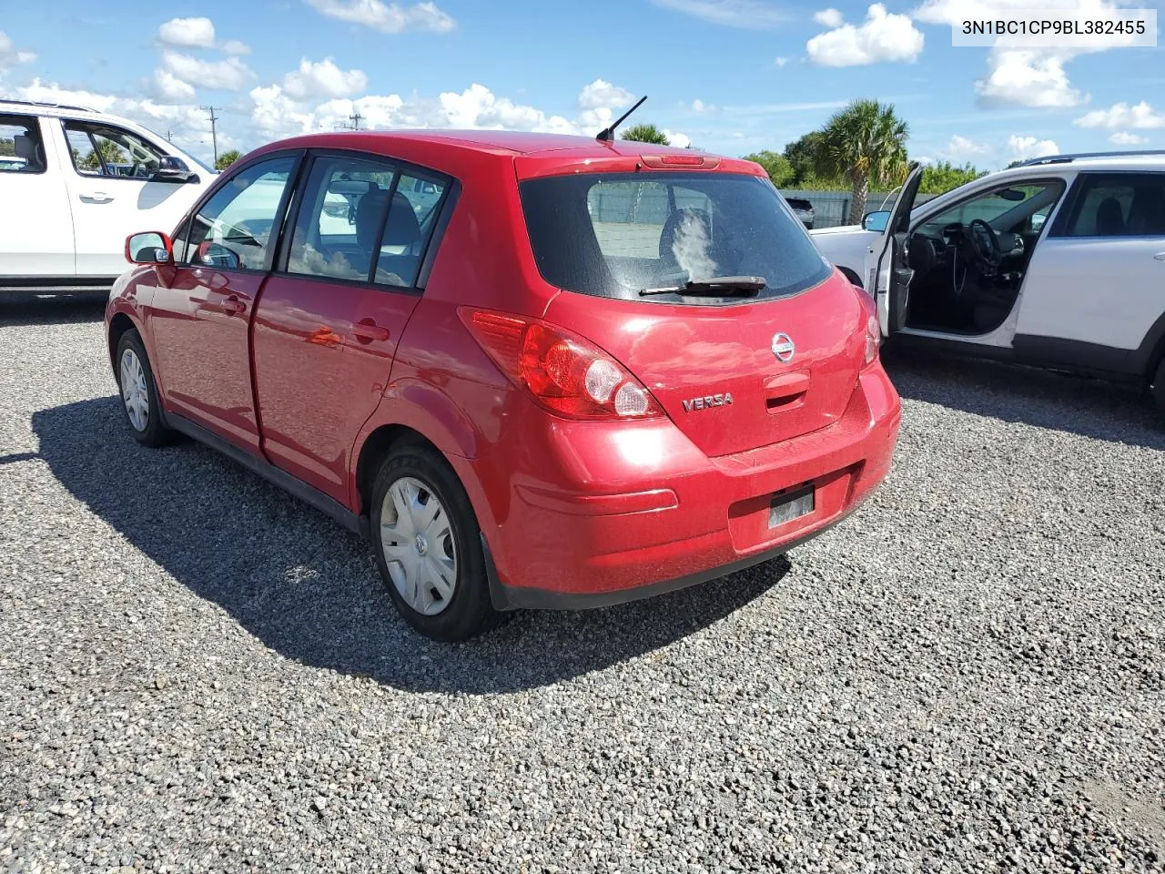 2011 Nissan Versa S VIN: 3N1BC1CP9BL382455 Lot: 74848924