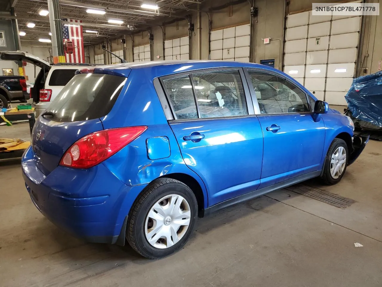 3N1BC1CP7BL471778 2011 Nissan Versa S