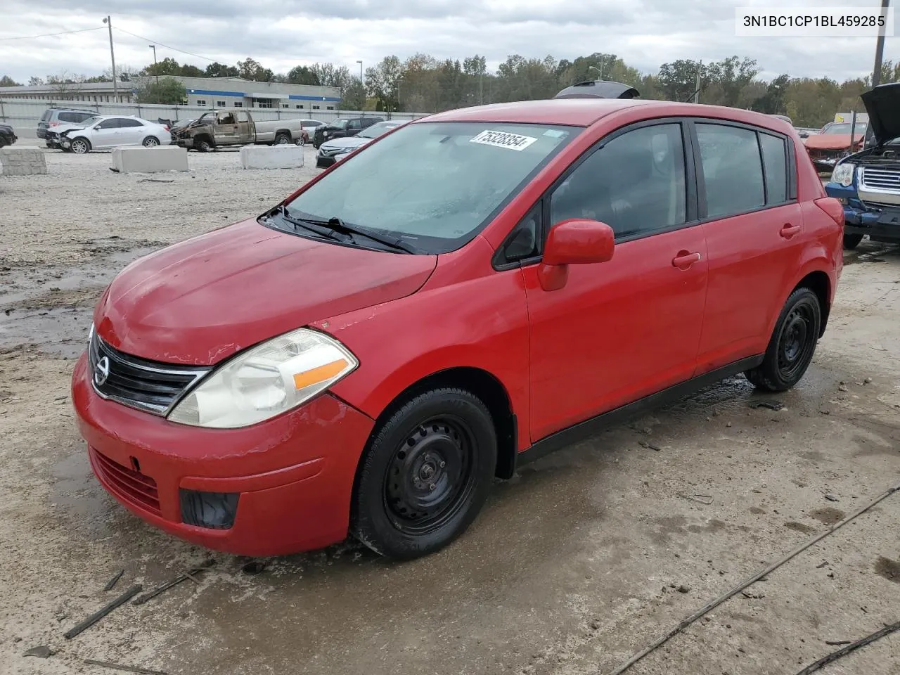 2011 Nissan Versa S VIN: 3N1BC1CP1BL459285 Lot: 75328354