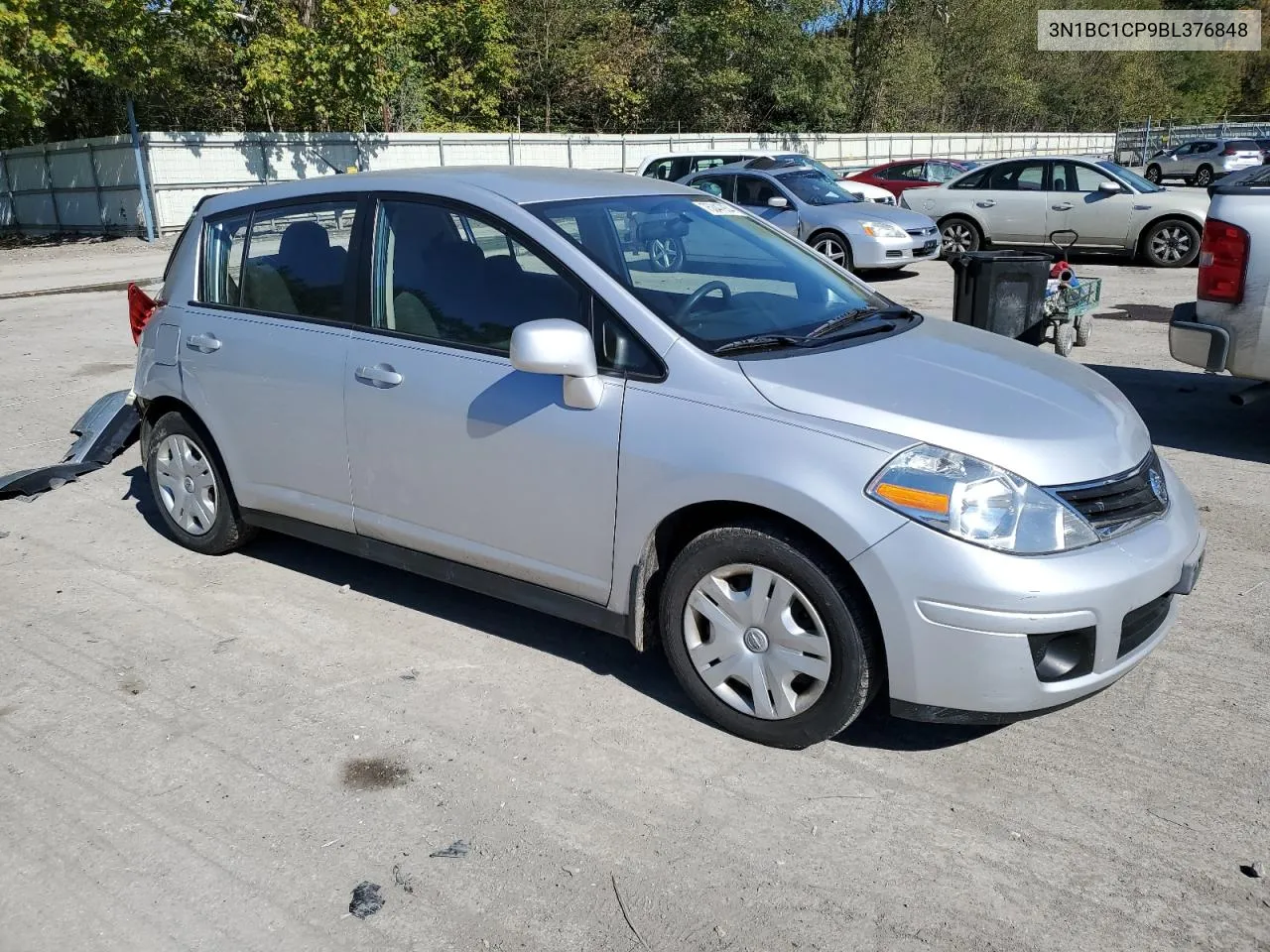 2011 Nissan Versa S VIN: 3N1BC1CP9BL376848 Lot: 75347934