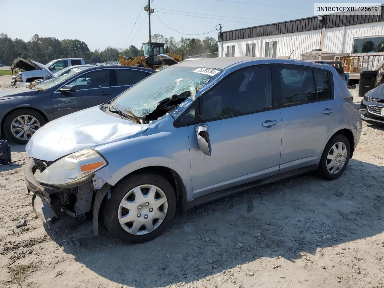 2011 Nissan Versa S VIN: 3N1BC1CPXBL425619 Lot: 75359784