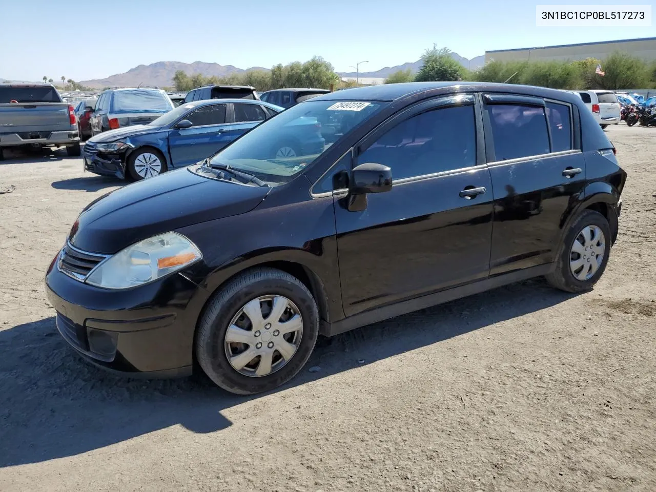 2011 Nissan Versa S VIN: 3N1BC1CP0BL517273 Lot: 75497274