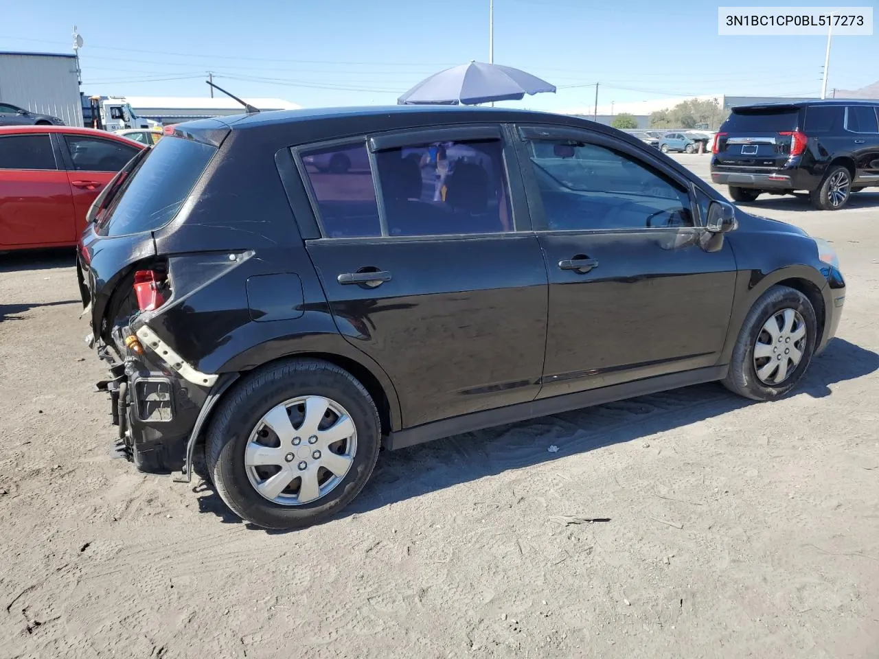 2011 Nissan Versa S VIN: 3N1BC1CP0BL517273 Lot: 75497274