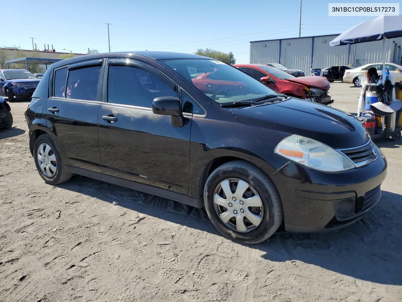 2011 Nissan Versa S VIN: 3N1BC1CP0BL517273 Lot: 75497274