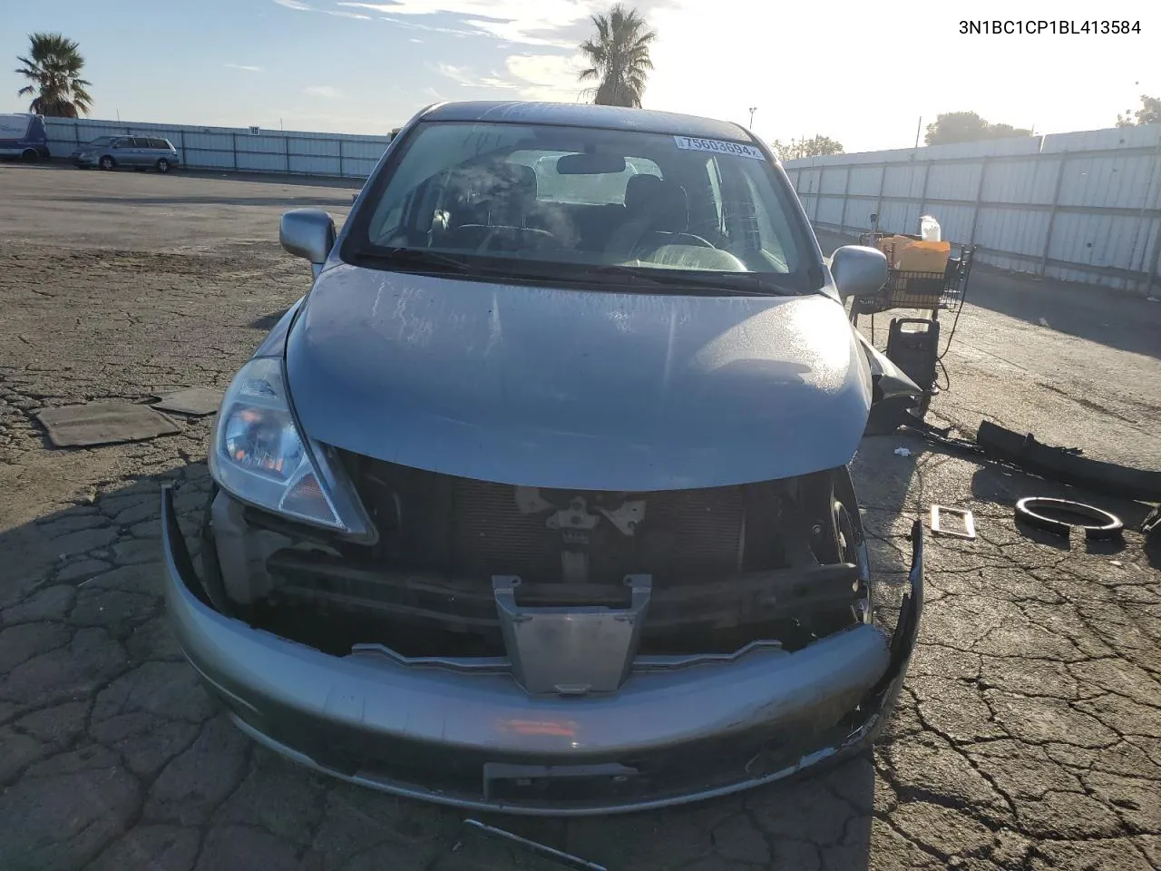 2011 Nissan Versa S VIN: 3N1BC1CP1BL413584 Lot: 75603694