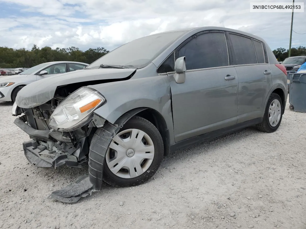 2011 Nissan Versa S VIN: 3N1BC1CP6BL492153 Lot: 75954584