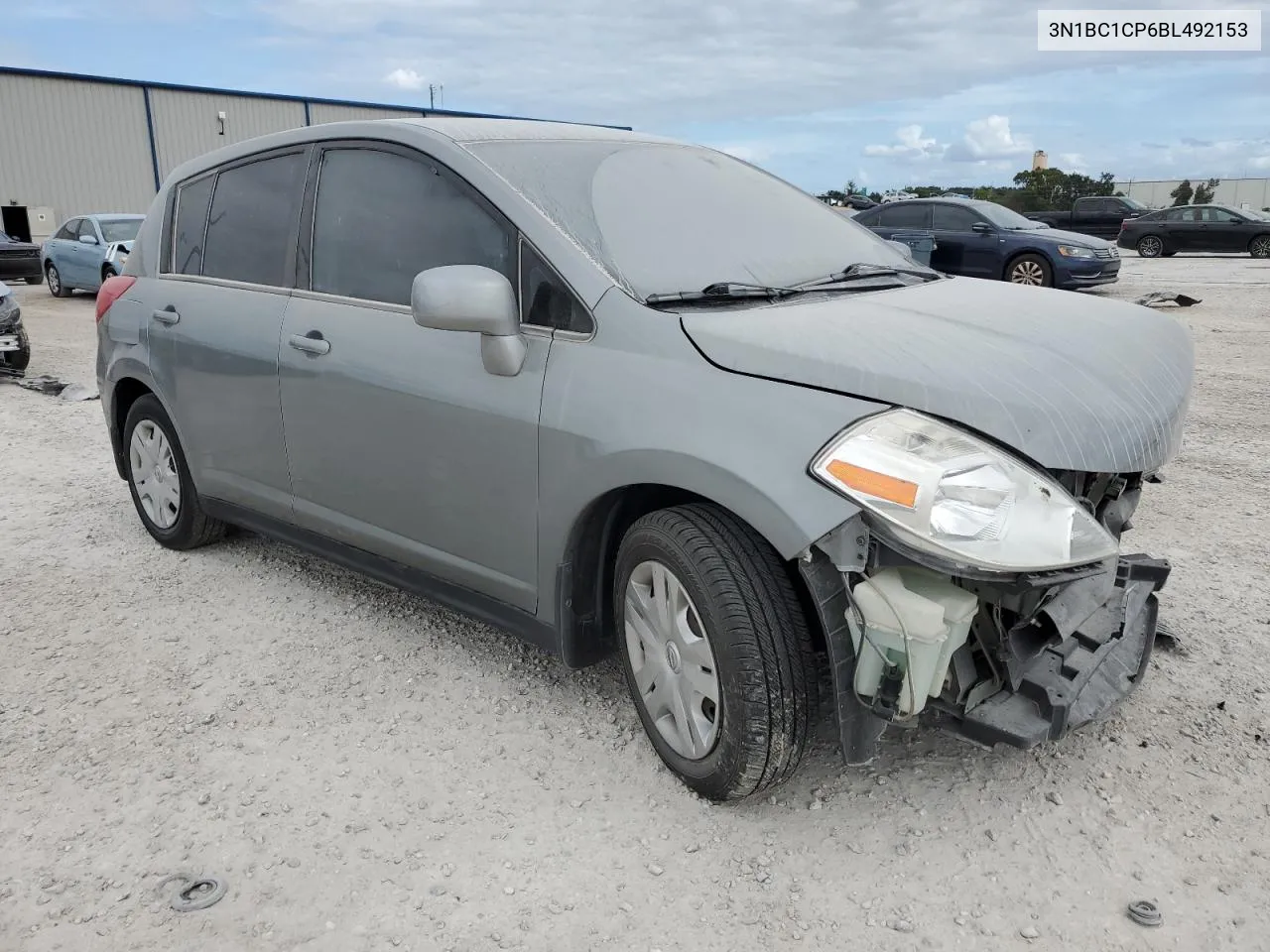 2011 Nissan Versa S VIN: 3N1BC1CP6BL492153 Lot: 75954584