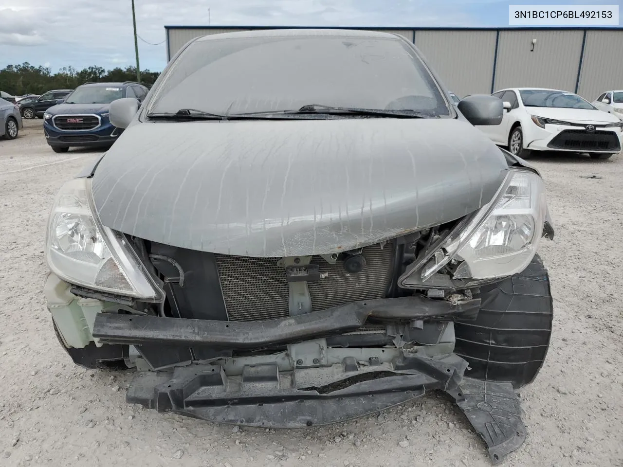 2011 Nissan Versa S VIN: 3N1BC1CP6BL492153 Lot: 75954584