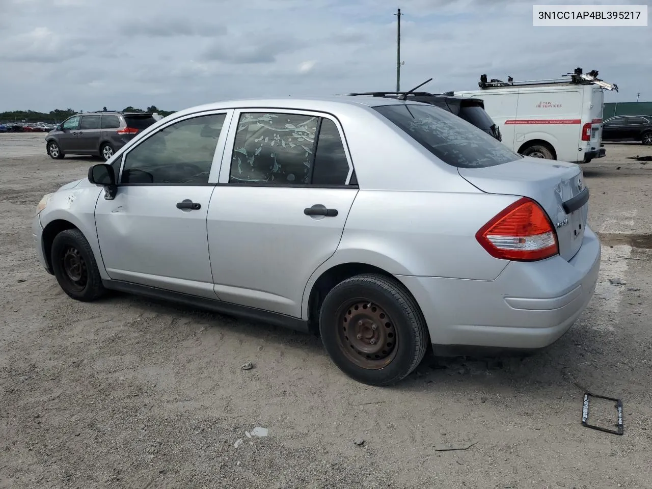 2011 Nissan Versa S VIN: 3N1CC1AP4BL395217 Lot: 75997604